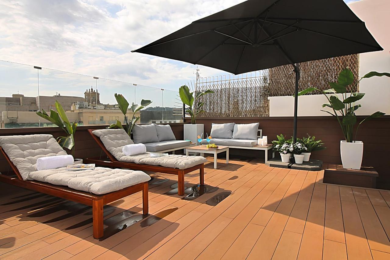 Appartamento Incredible Penthouse With Jacuzzi In The Center, Unique In The Area Barcellona Esterno foto